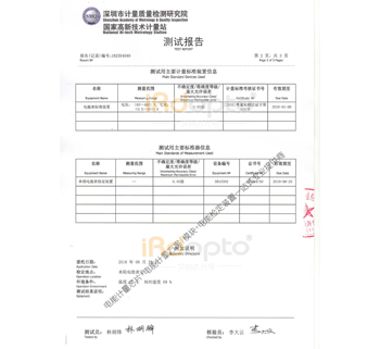 艾锐达光电IM1281B电能计量模块取得计量院测试报告2